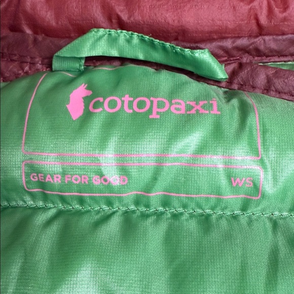 Cotopaxi Fuego LT Down Puffer Jacket Brick 950 Fill Goose Down Polartec Small - Picture 9 of 16
